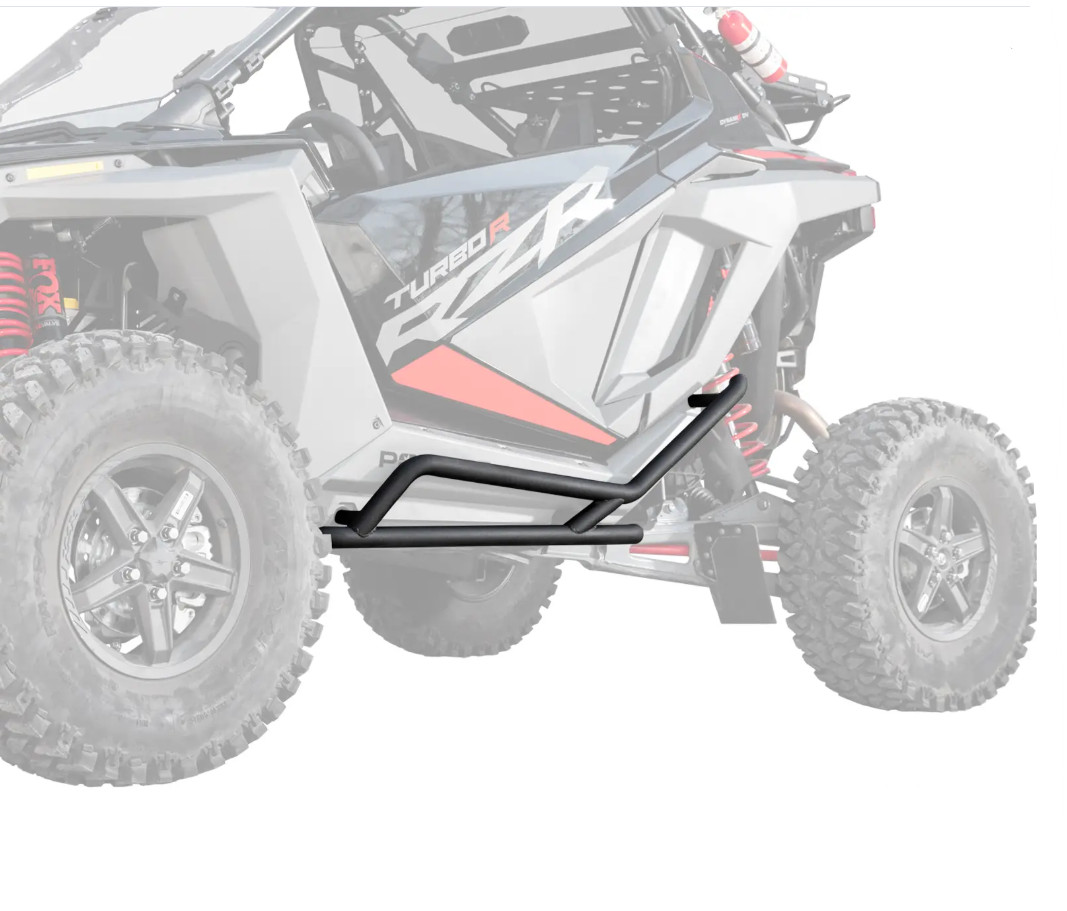 SuperATV Rock Slider Nerf Bars For Polaris RZR Pro / Turbo