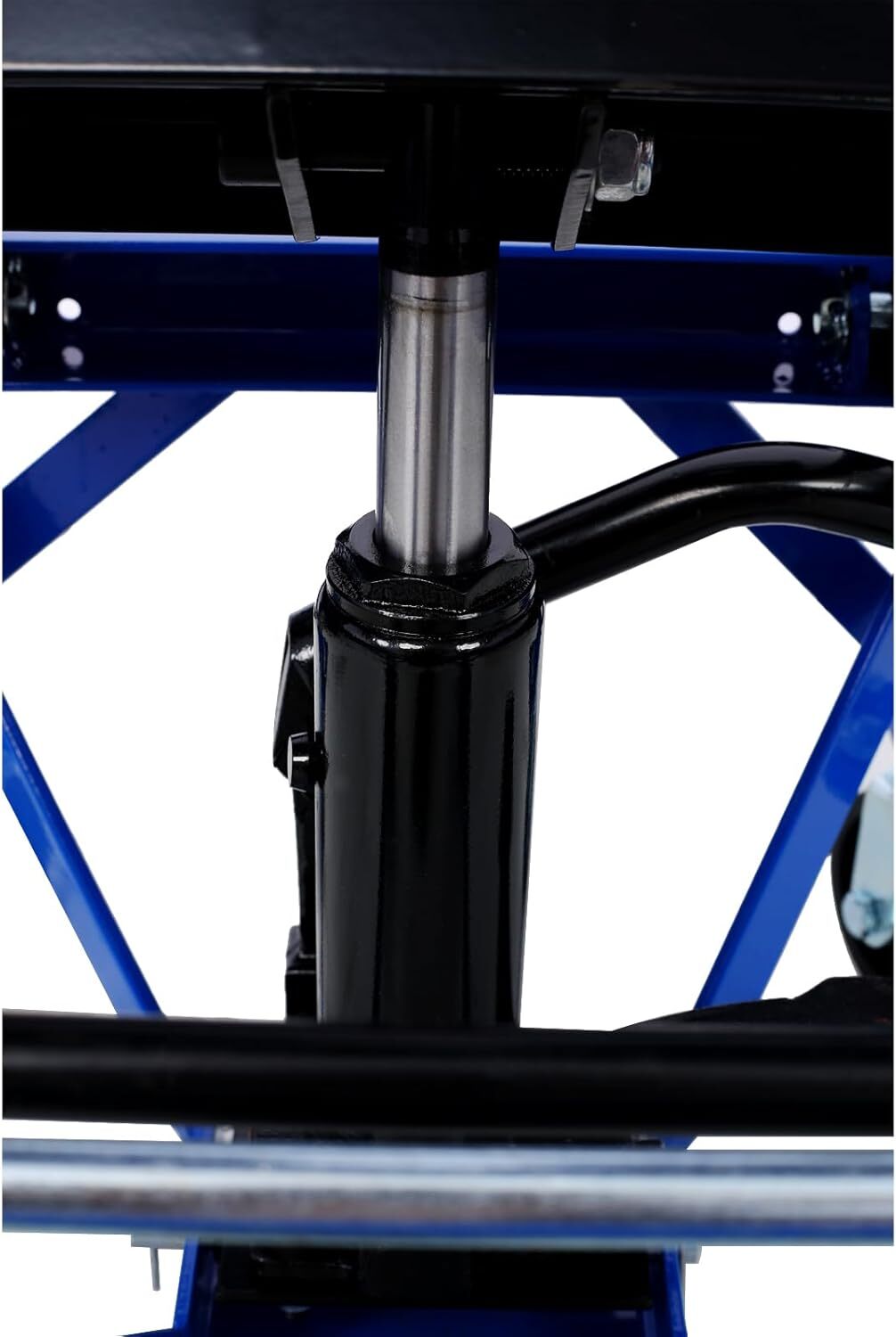 300 Lbs Hydraulic Motorcycle Scissor Jack Lift Foot Step Wheels Stand Lift Table