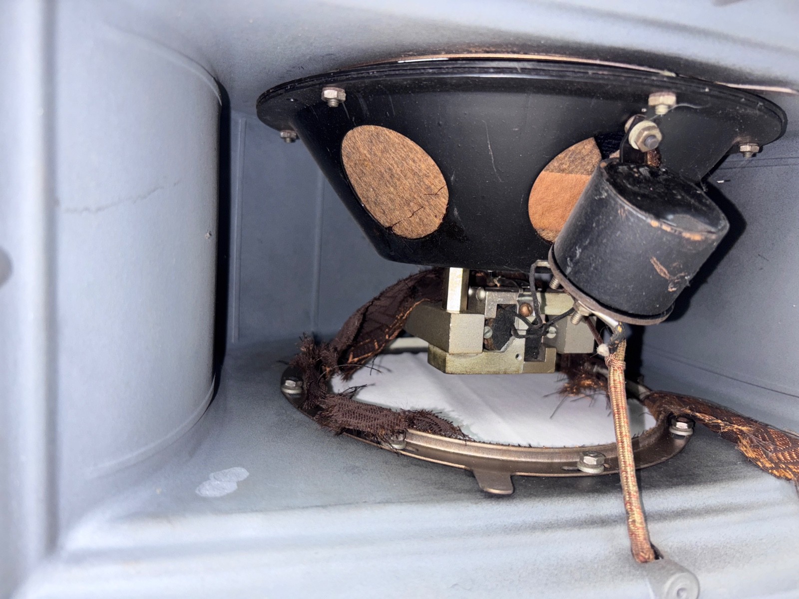 RCA Radiola 100A Metal Tombstone Radio Loudspeaker READ - PARTS OR REPAIR