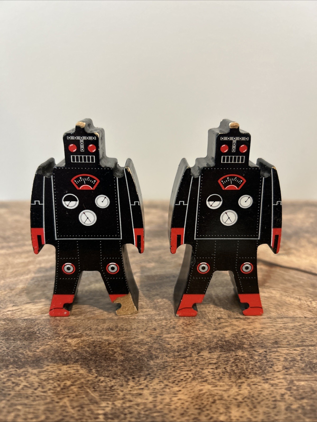 Schylling Wooden Stacking Robots - Balance Toy Set Of 13 Multicolor Blocks Kids