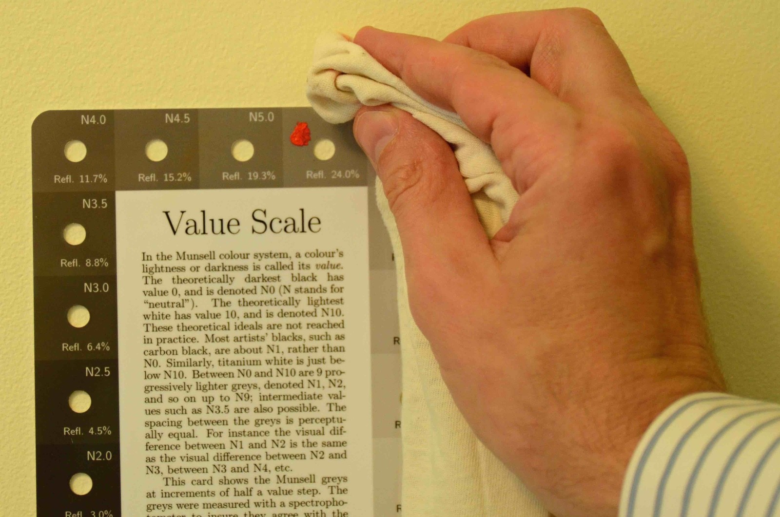 Munsell-Accurate Value/Gray Scale for Artists, Designers, Quilters, etc.