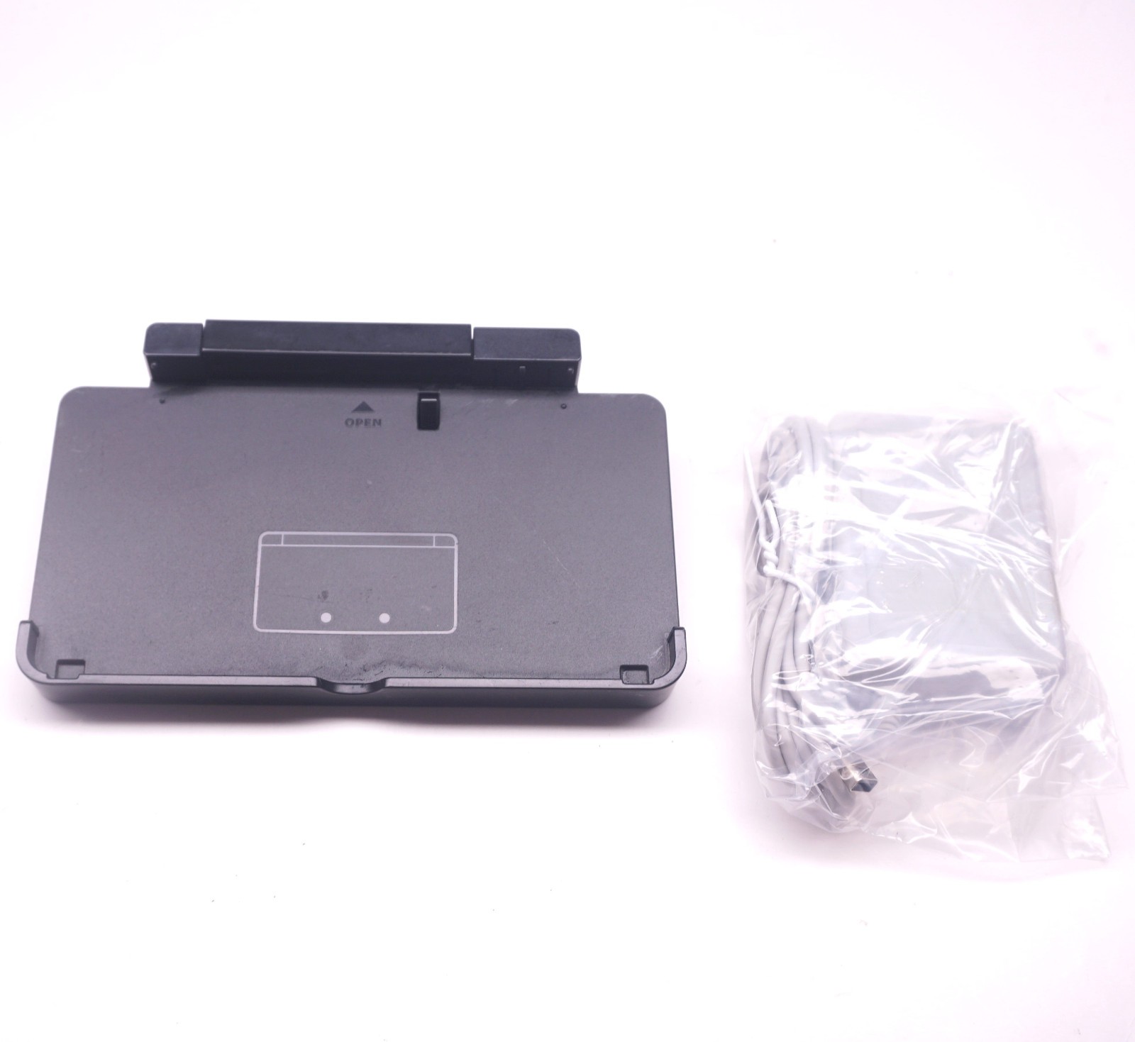 Original Nintendo 3DS Charging Dock & NEW AC Adapter Wall Charger Display Stand