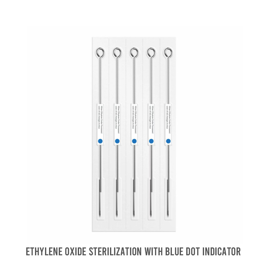 50 PROFESSIONAL Disposable Tattoo Needles On Bar Round Liner Shader Magnum Flat