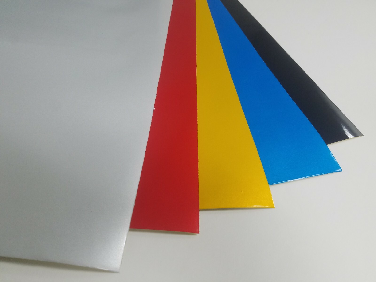 Reflective White Red Blue Yellow Cutting Craft Sign Vinyl 24" Adhesive Sheet