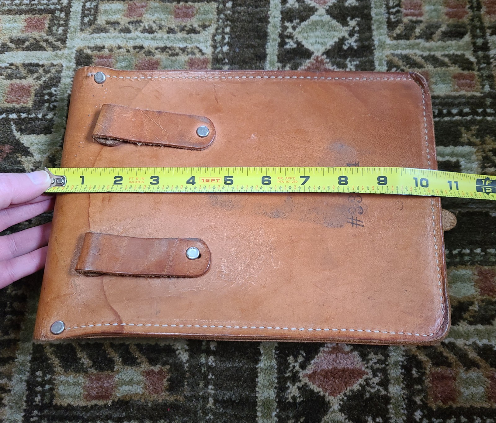 VTG Forestry Suppliers Inc Geologist Surveyor Tool Pouch Leather Belt Bag #33394