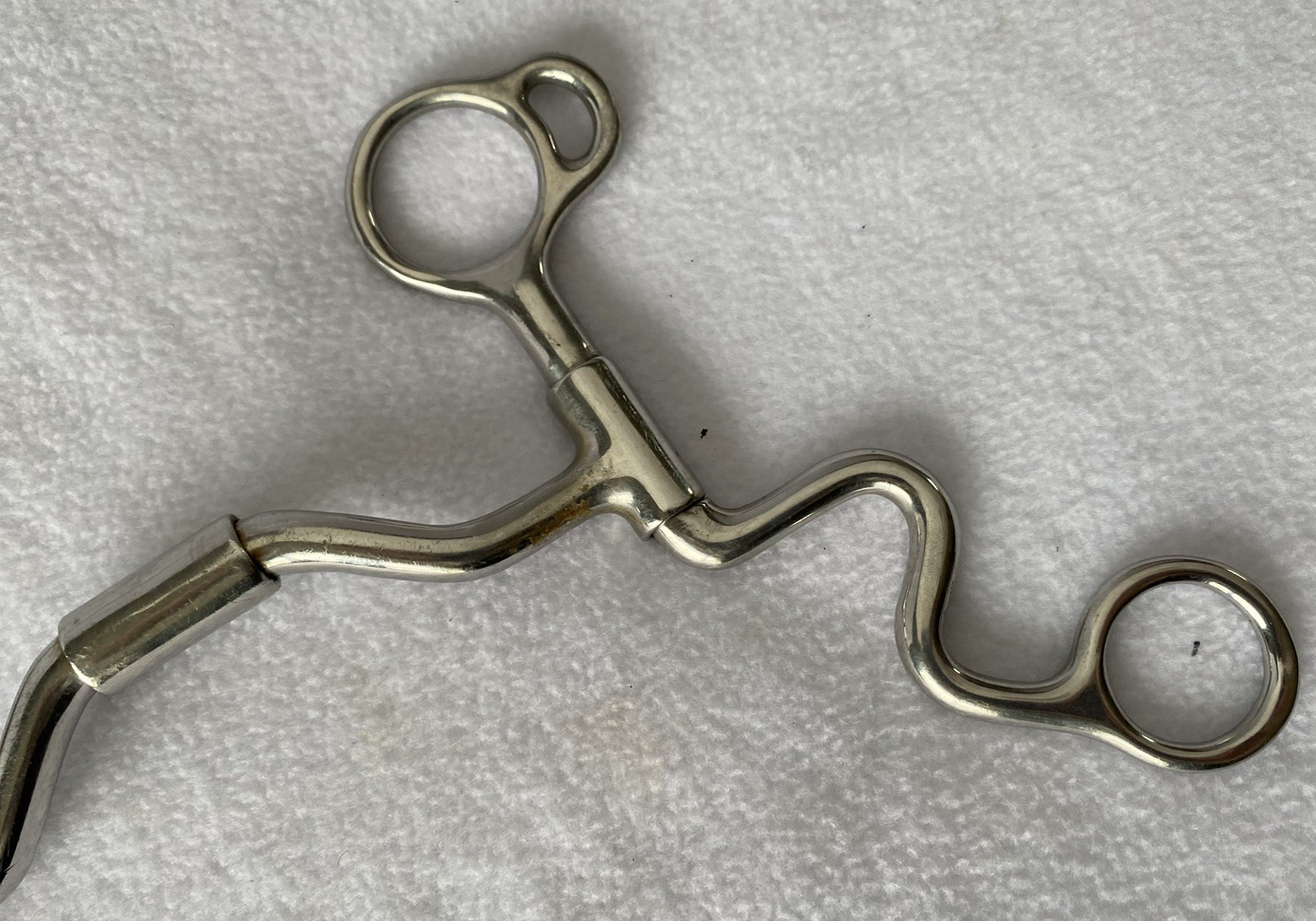 QUALITY Myler STYLE 5" Medium Wide Ported Barrel Mouth S Shank BIT~SHOW~TRAINING