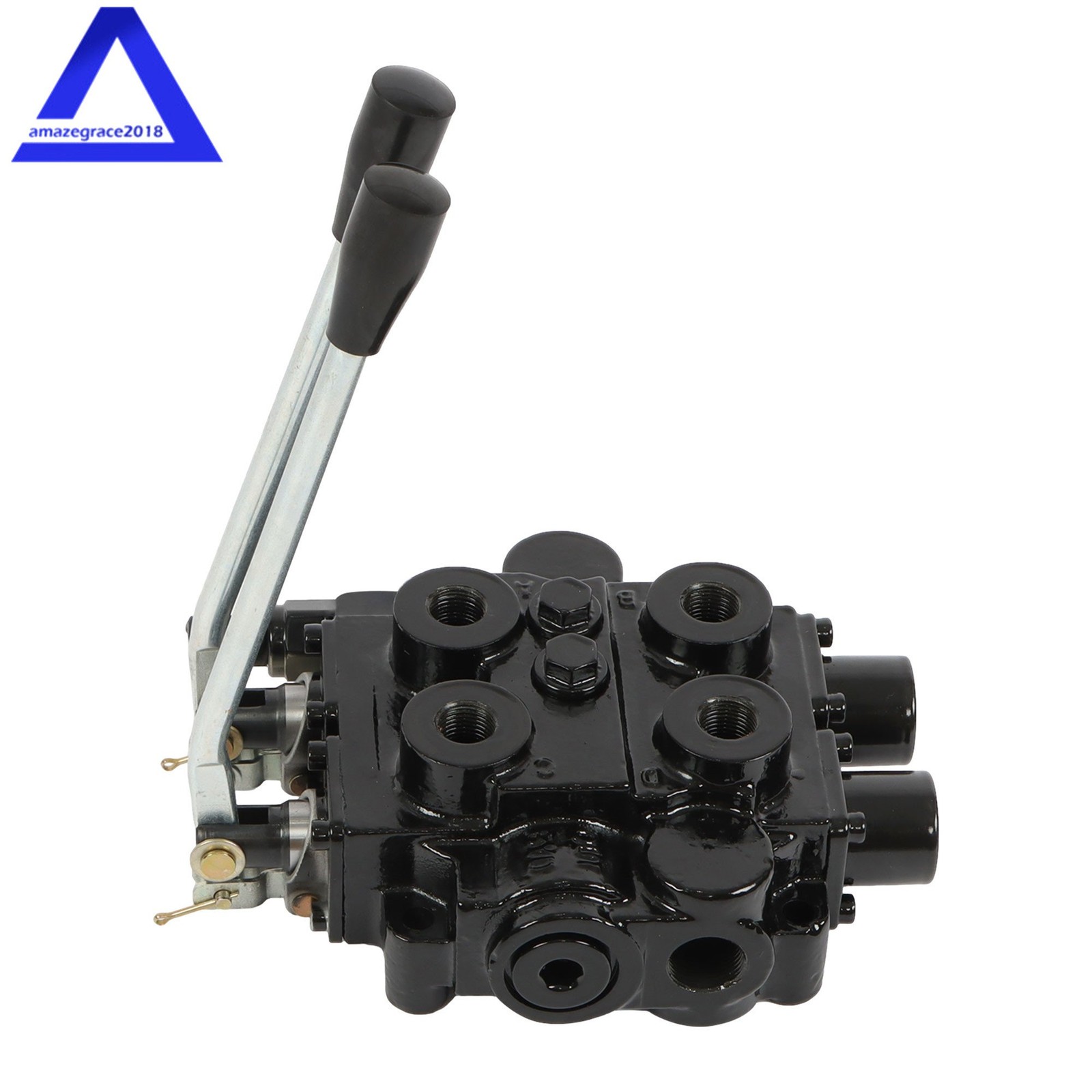 2 Spool 25 GPM RD522CCAA5A4B1 Double Acting Hydraulic Valve In/Out 3/4" NPT