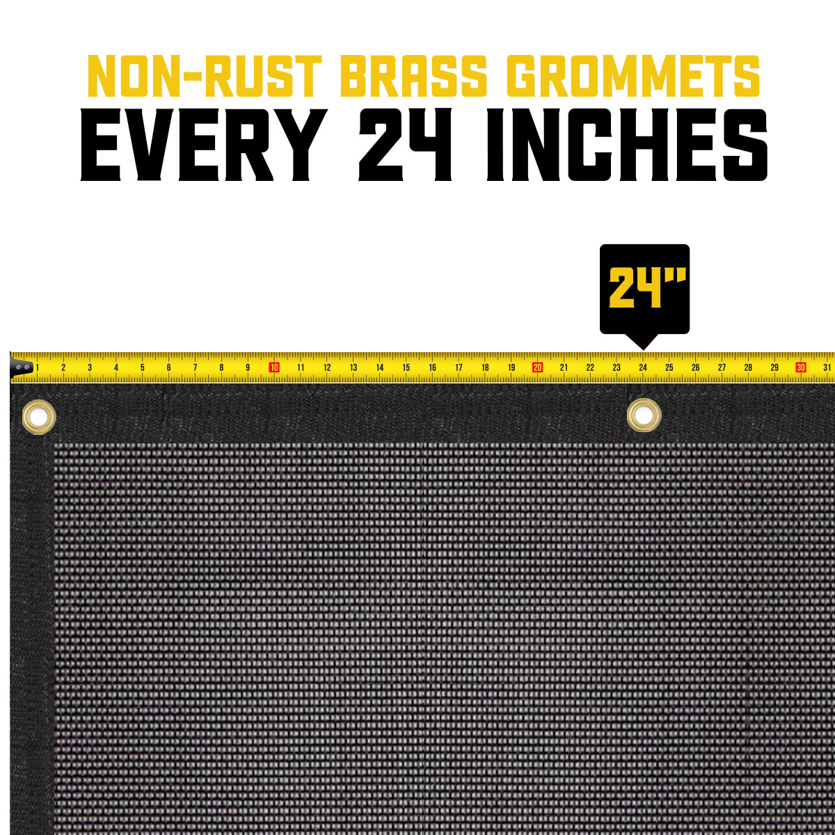 Core Tarps Heavy Duty Mesh Tarp Sun Shade Cover 60% Blockage