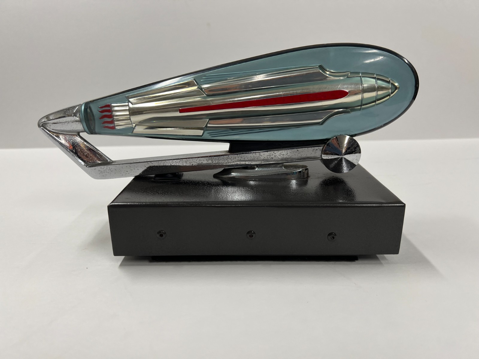 Aftermarket 1950’s Illuminated Rocket Ship Hood Ornament