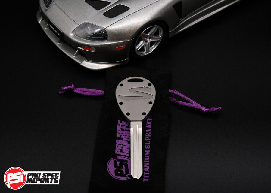Supra Key Blank JZA80 Mk4 - Frosted Titanium Suit Toyota A80 Mkiv 2JZ, trd, oem.