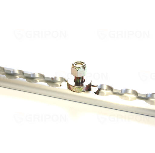 GRIPON (Pack of 12) L-Track Double Lug Threaded Stud Nut Fitting Tie Down