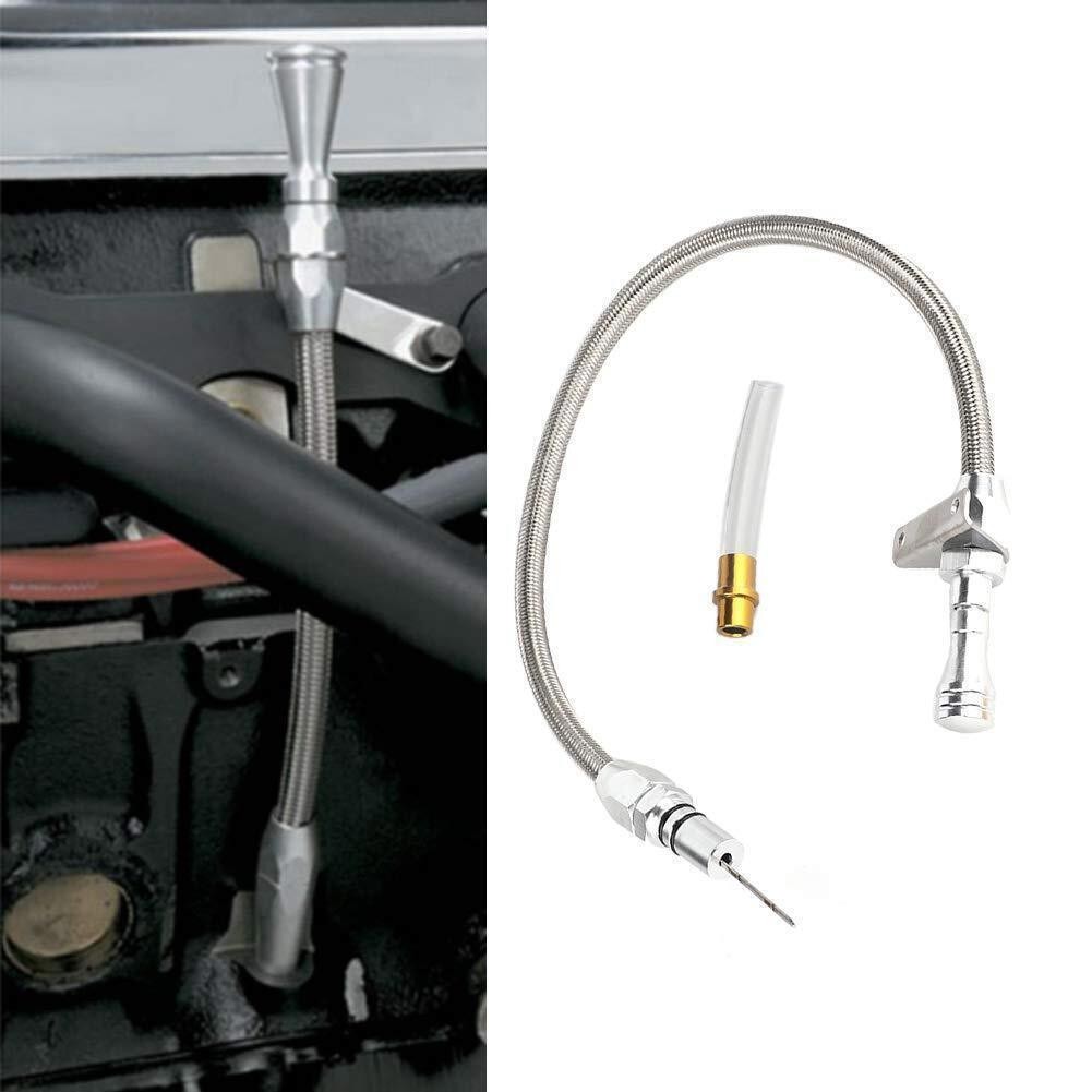 Flexible Stainless Transmission Dipstick For GM Chevy TH350 TH400 Turbo SBC BBC