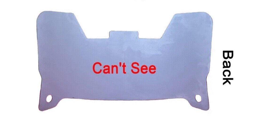 MIRRORED Full Size Football Helmet Visors Comes With Set of Clips DISPLAY ONLY