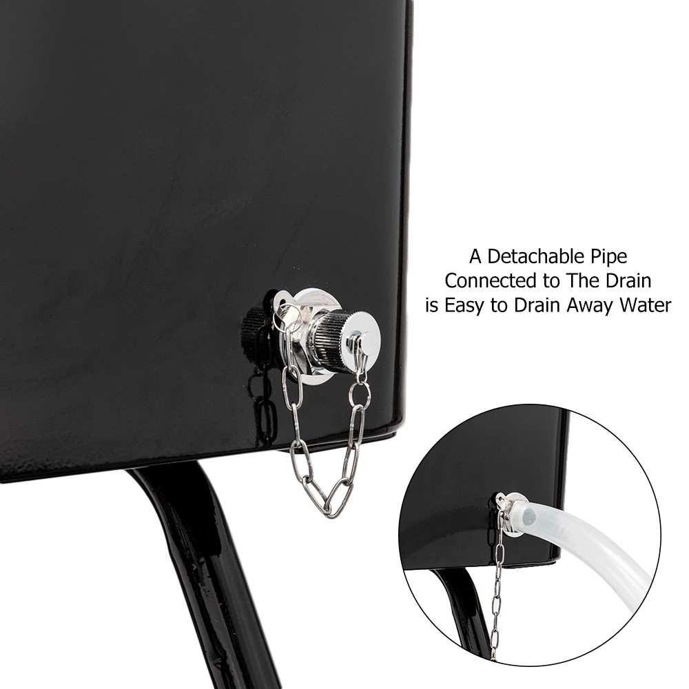 Cooler Cart 80QT Patio Rolling Cooler Picnic Ice Beer Chest w/ Wheels for Party