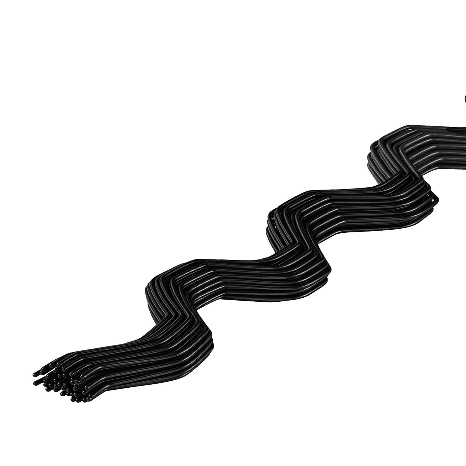 Uimoso Greenhouse Aluminum Lock Channel & Spring Wire Set, 40 Pcs, 6.56 ft