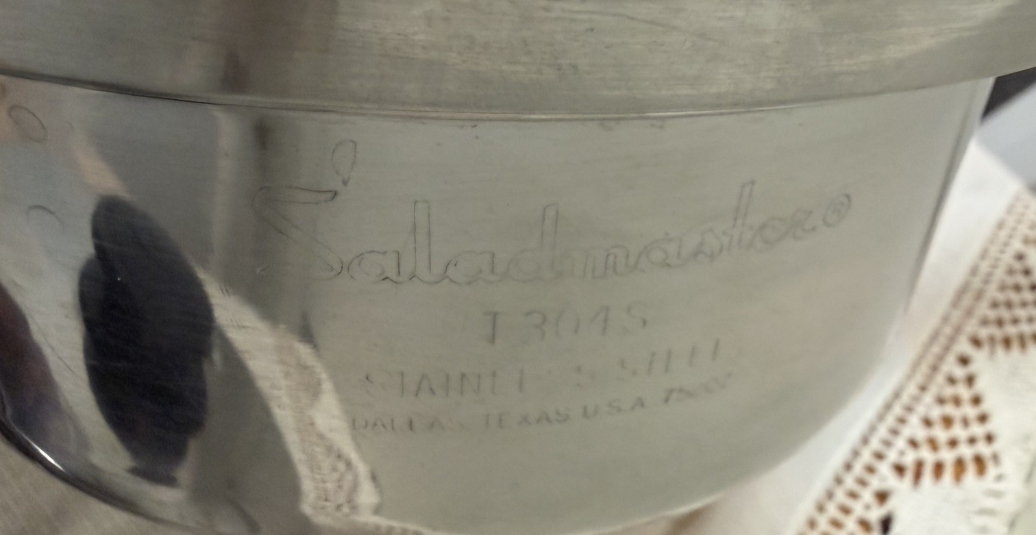 Saladmaster Vintage 1 Qt T304S Stainless Saucepan Vapo-Valve Lid USA