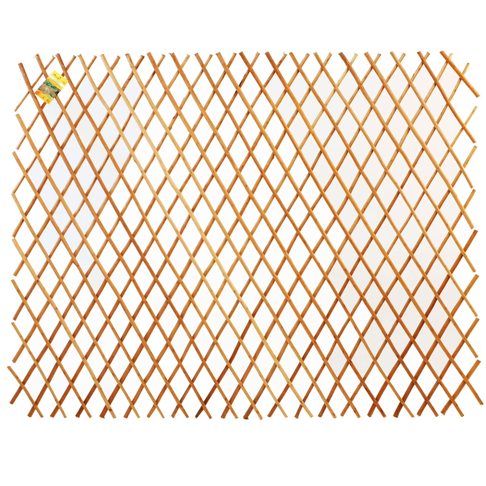 Backyard X-Scapes 72" L x 32" H x 0.5" D Peeled Willow Wood Trellis Plant