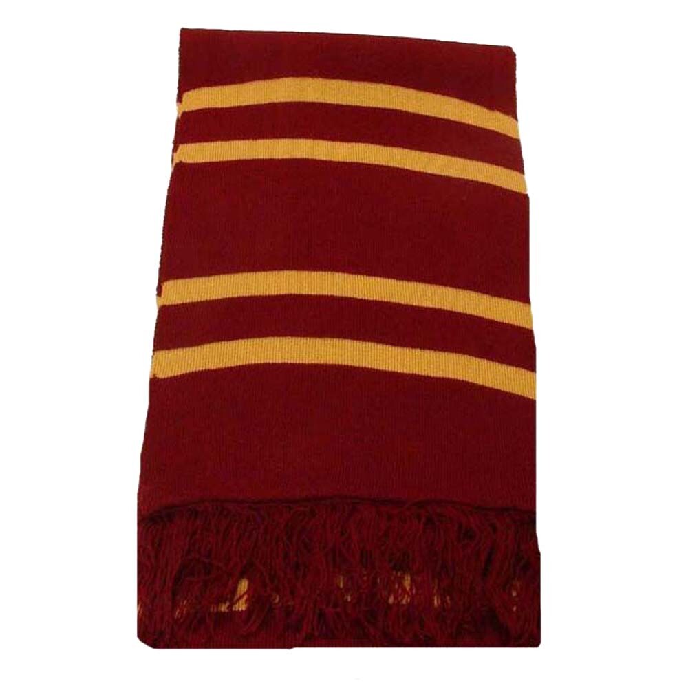 Harry Potter Gryffindor Knit Scarf Burgundy Gold FSU - POA