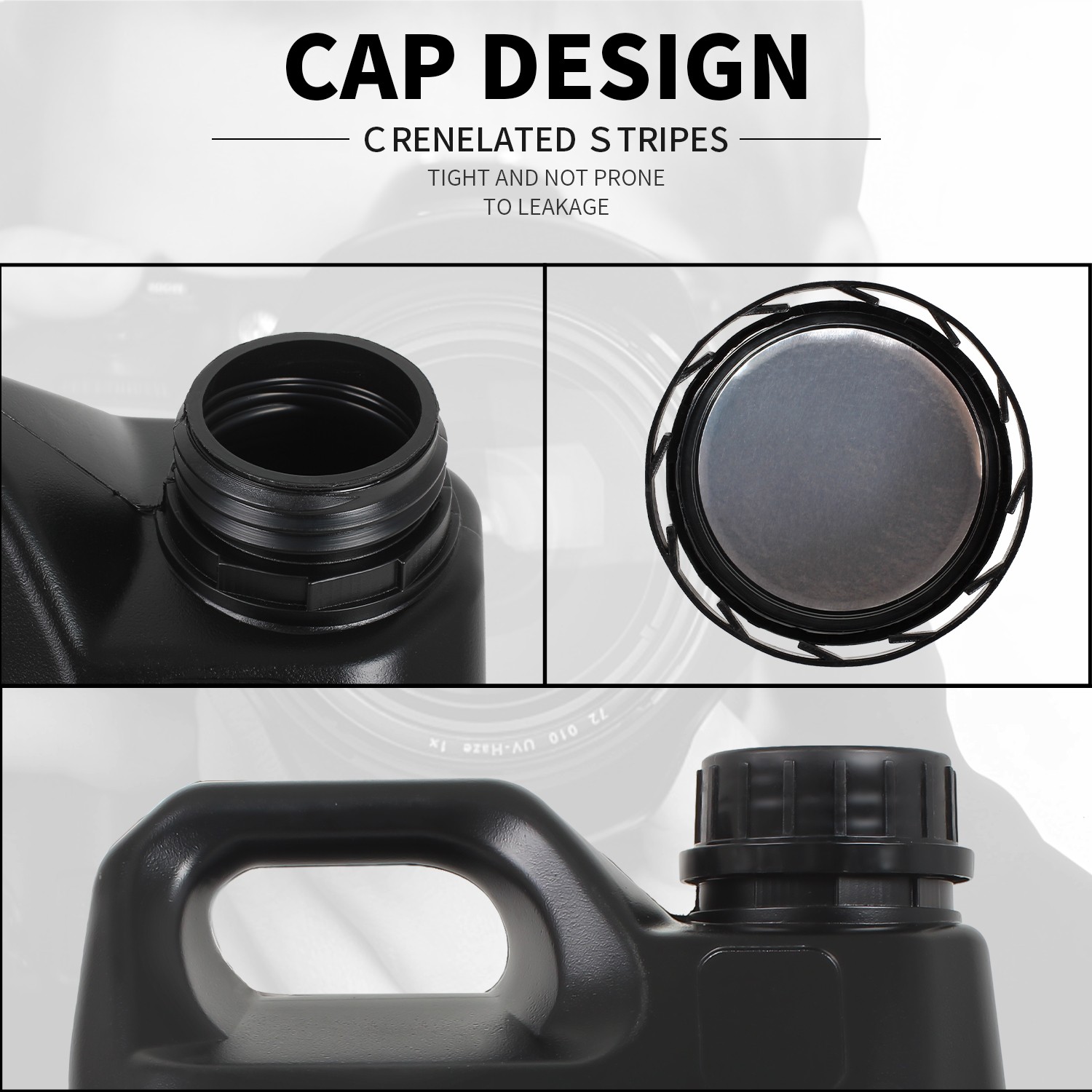 3Pcs 2L Darkroom Chemical Storage Bottles B/W Film Photo Developing Processing