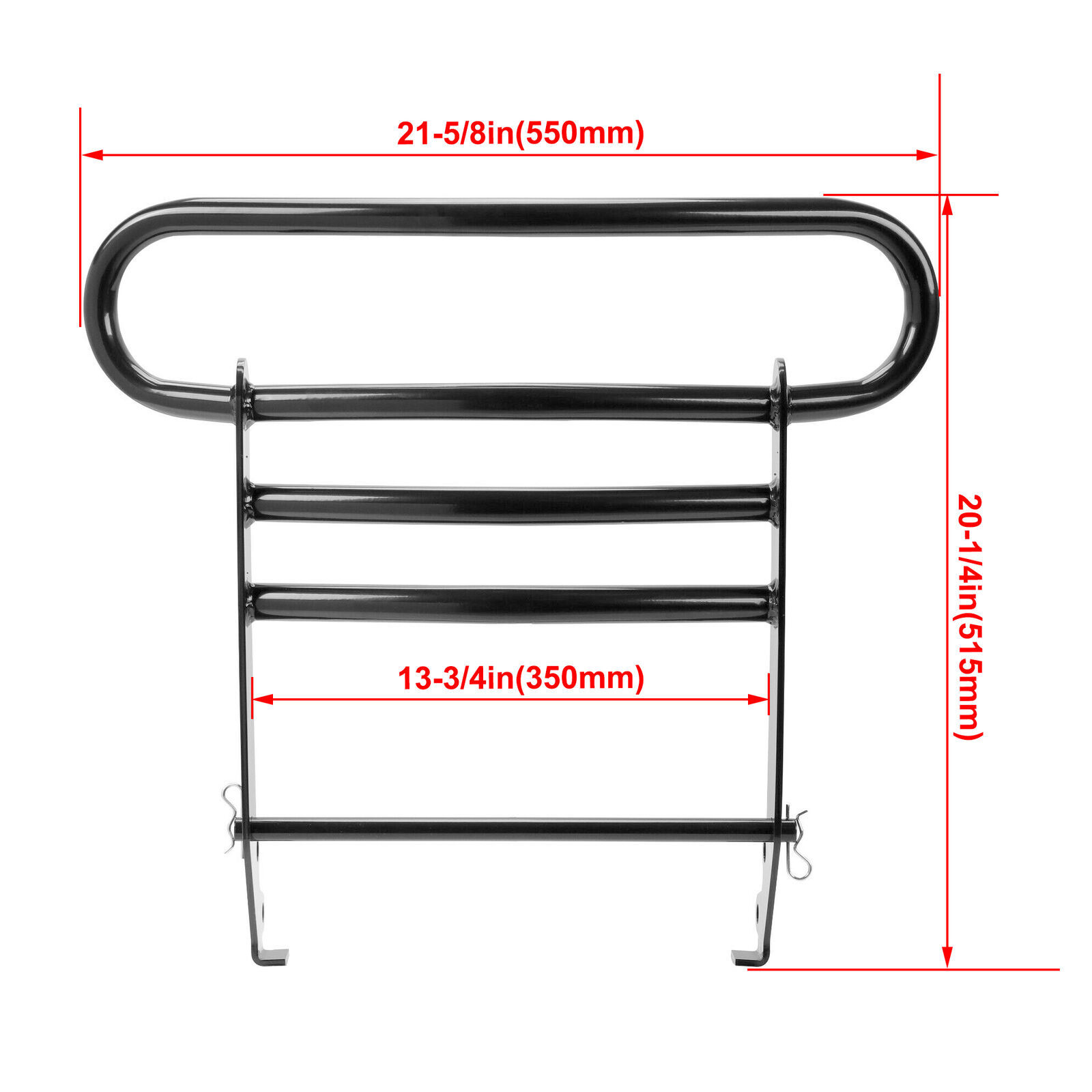1x Powder coated Bumper Brush Guard For John Deere X300 X570 X580 X584 X590