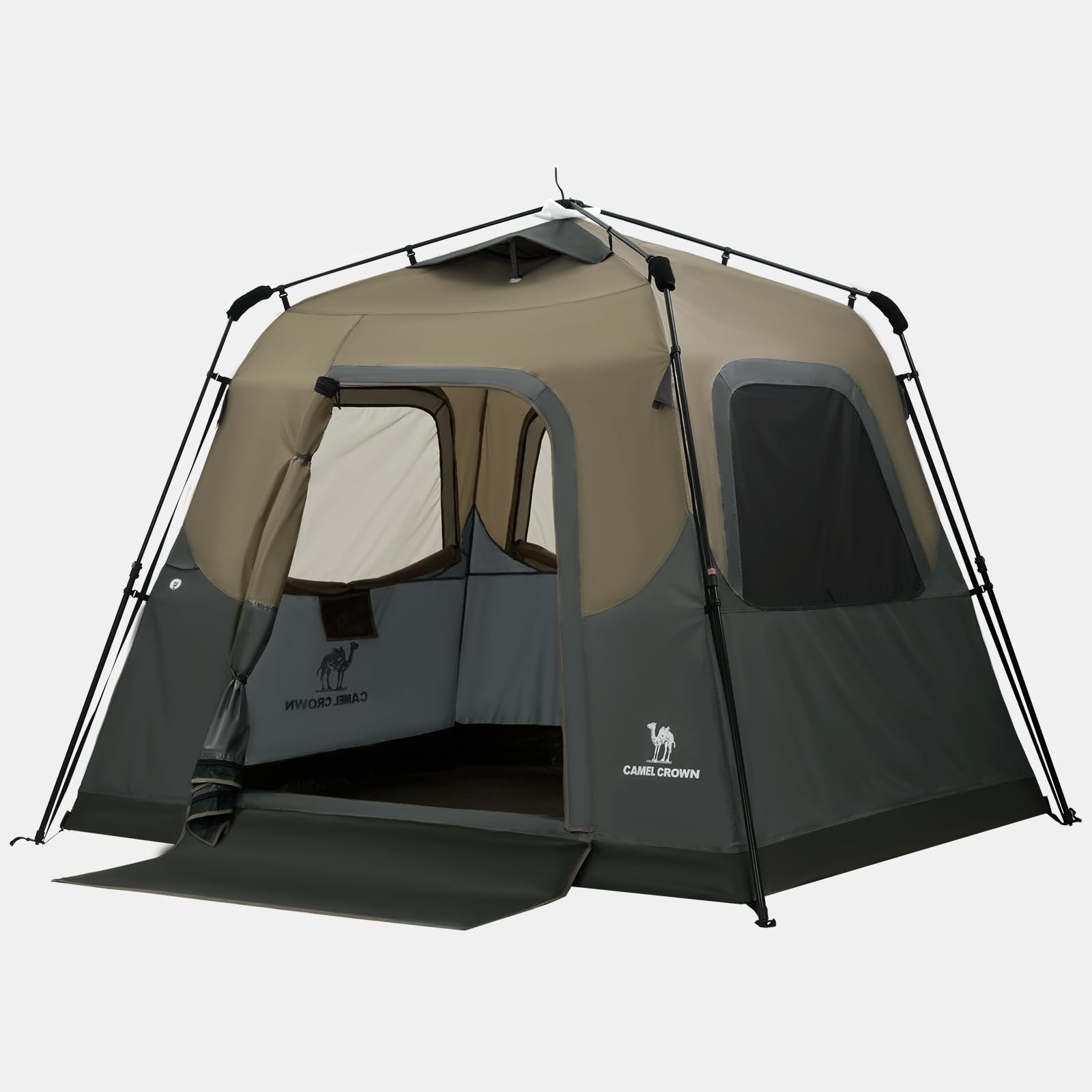 CAMEL CROWN Instant Tents for Camping 4-6 Person Tent Waterproof Easy Setup S...