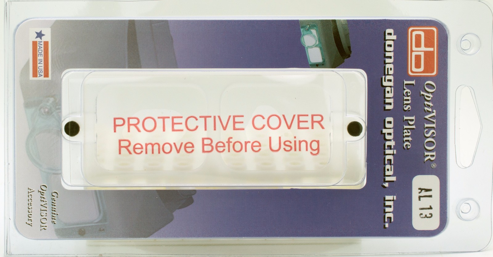 Donegan AL-13 Acrylic OptiVisor® AL Lens Plate #3, 1.75"X Magnification at 14"