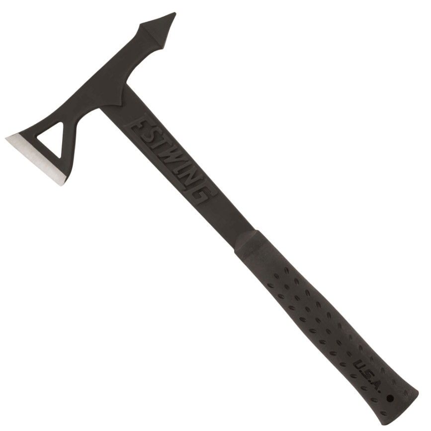 Estwing EBTA US Made Black Eagle Tomahawk Axes w/Black Nylon Sheath, Black, 16"