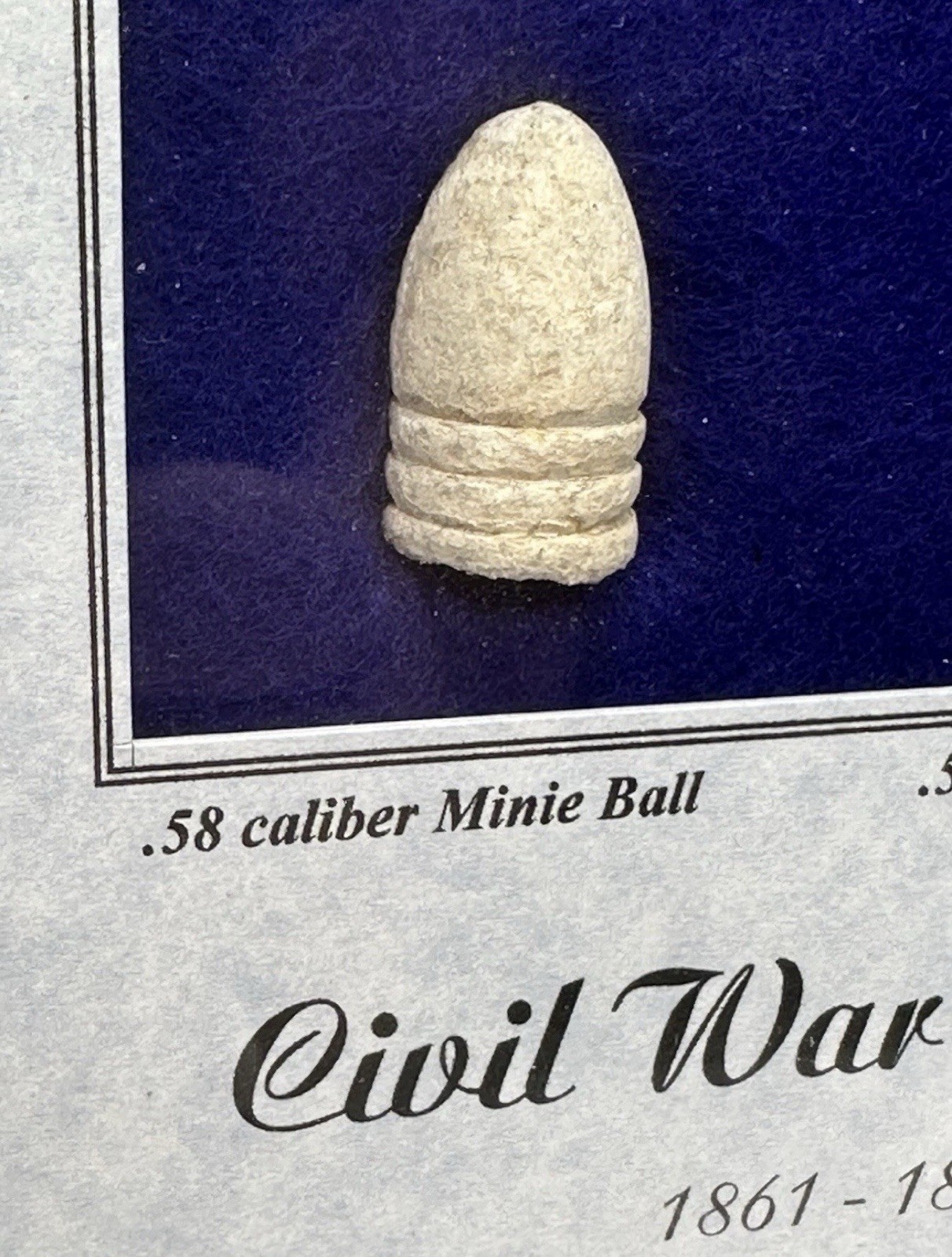 FOUR CIVIL WAR BULLETS .52 / .54 / .58 / .69 Calibers