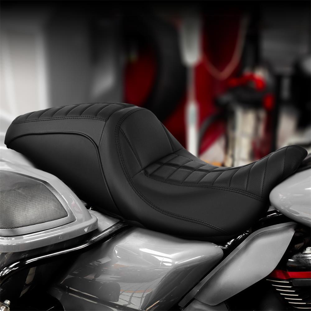 Silica Gel Front Rear Seat For Harley Electra Glide Classic EFI FLHTCI 1997-2007