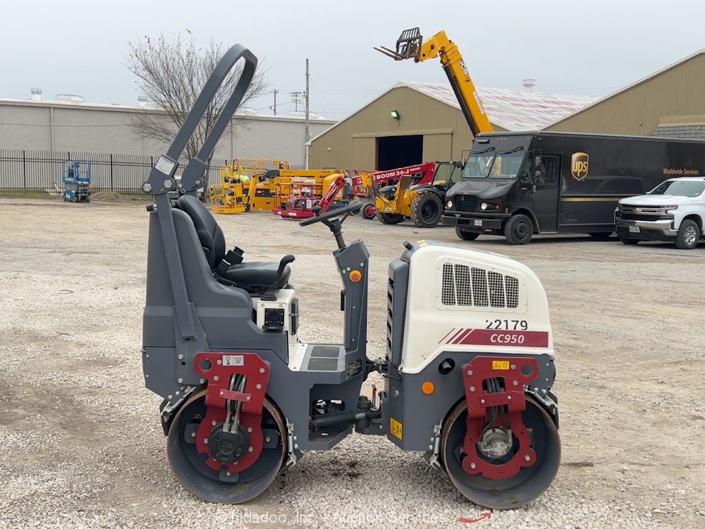 2023 Dynapac CC950 35" Double Drum Vibratory Ride On Roller Compactor bidadoo