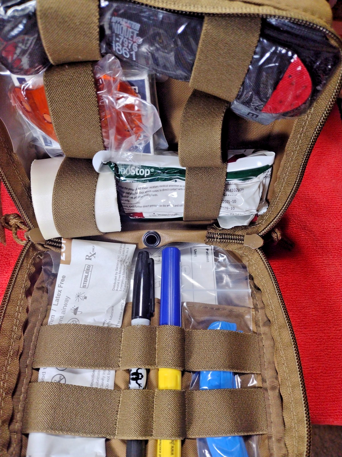 High Speed Gear USA IFAK JFAK TACTICAL MEDIC DROP LEG TRAUMA Kit NAR CAT G7 ++++