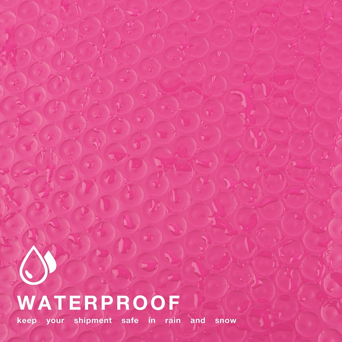 500 #0 Pink Poly Bubble Padded Envelopes Self-Sealing Mailers 6X10 (Inner 6x9)