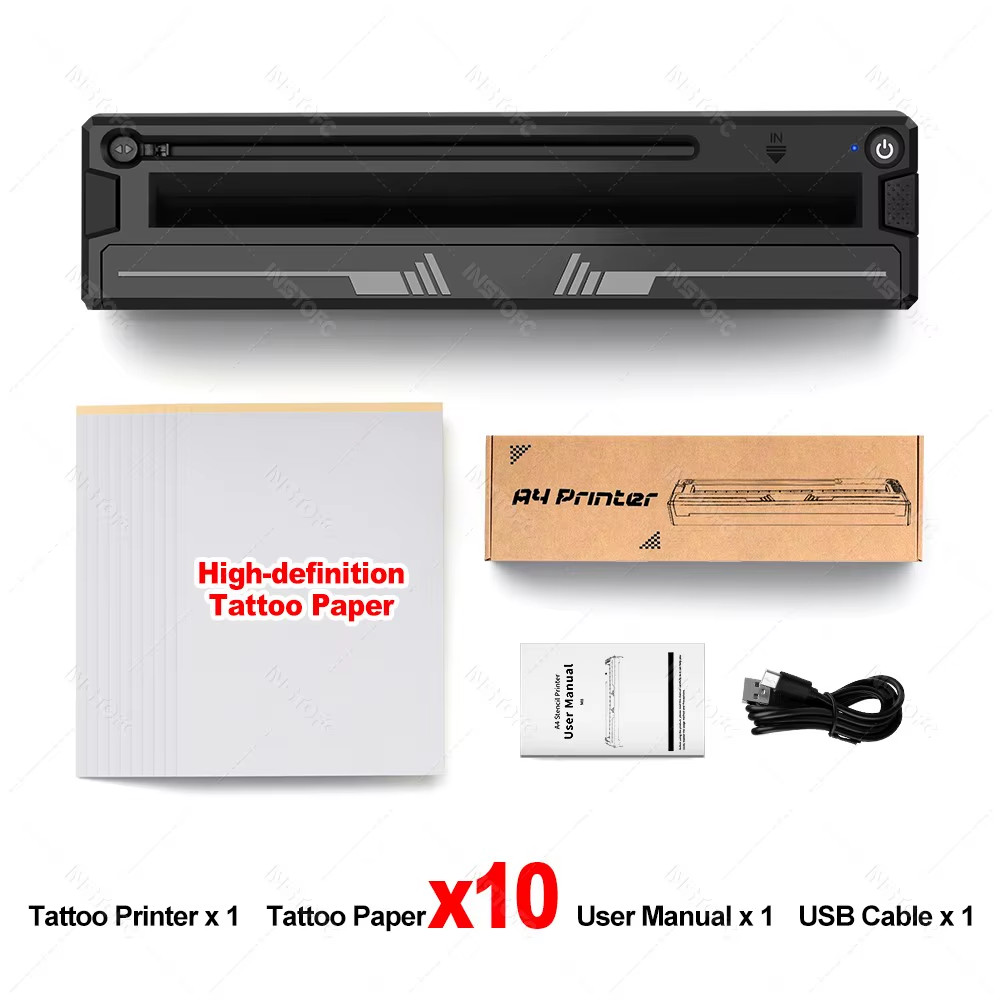  Tattoo Stencil Transfer Printer Machine A4 Portable Thermal Tattoo Maker Line