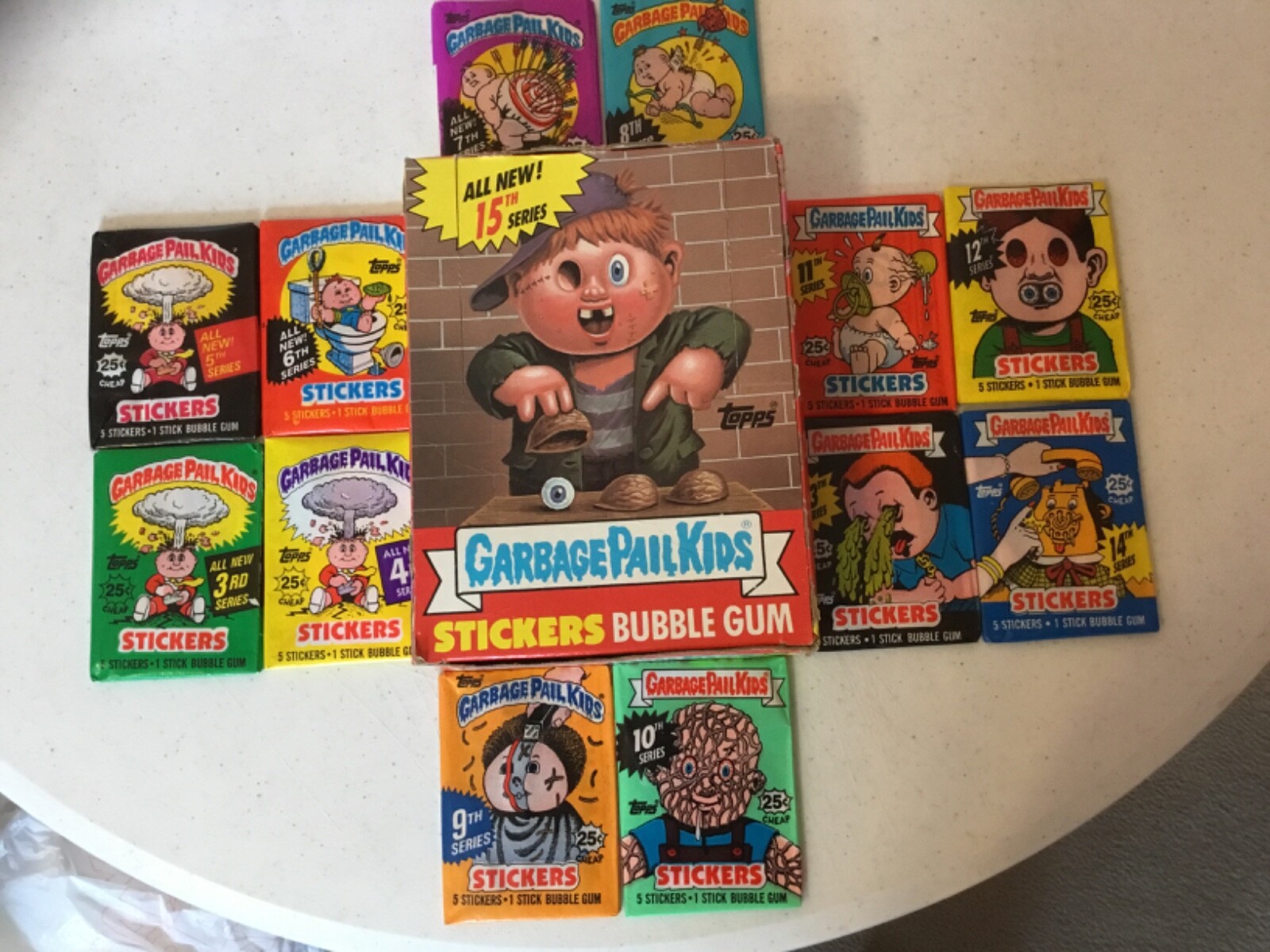 GPK SERIES 3-15 UNOPENED PACKS. PICK YOUR PACK FROM LIST!! COST IS FOR ONE PACK!
