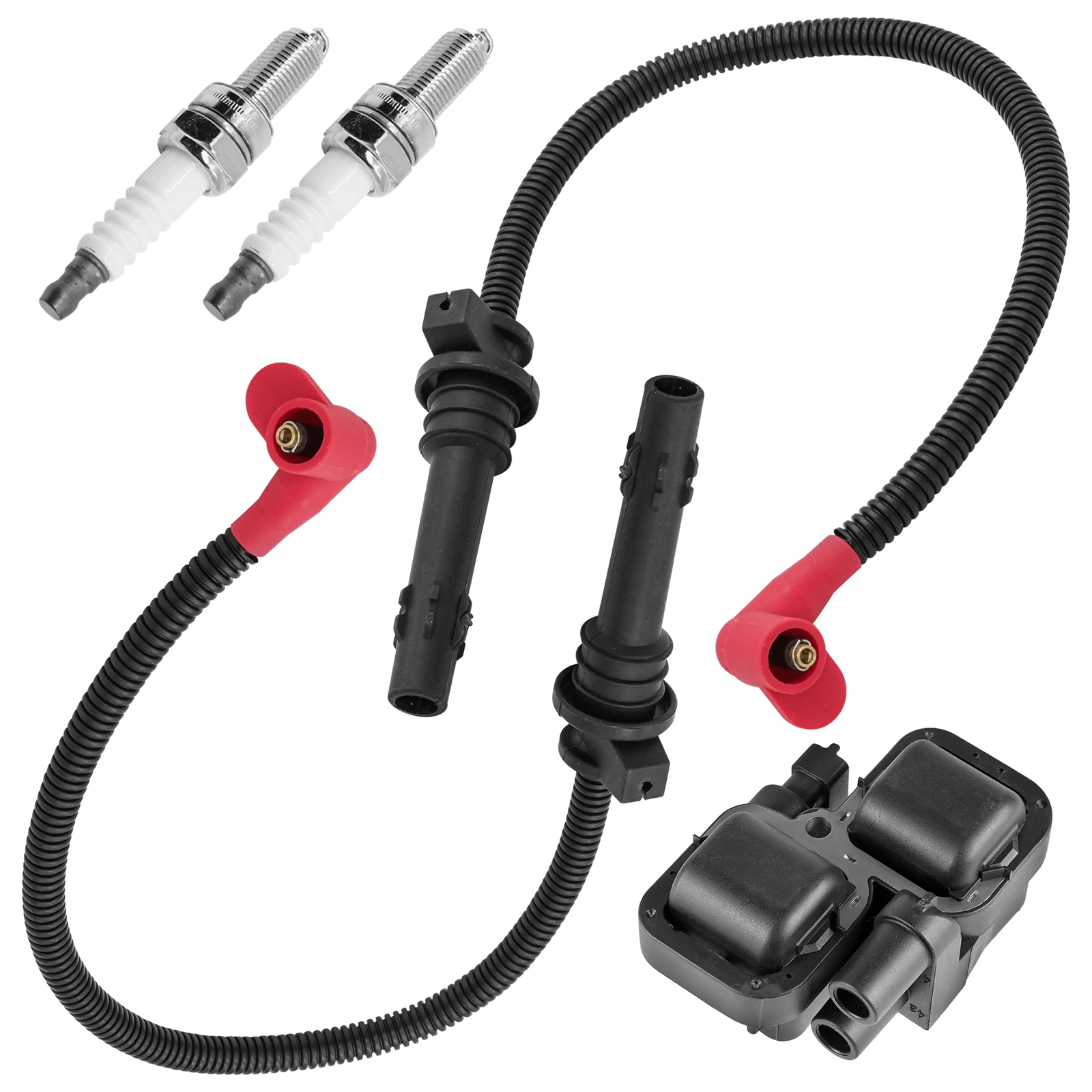 Ignition Coil & Wires For Polaris Ranger Crew 1000 / Crew XP 1000 / XP 1000 2021