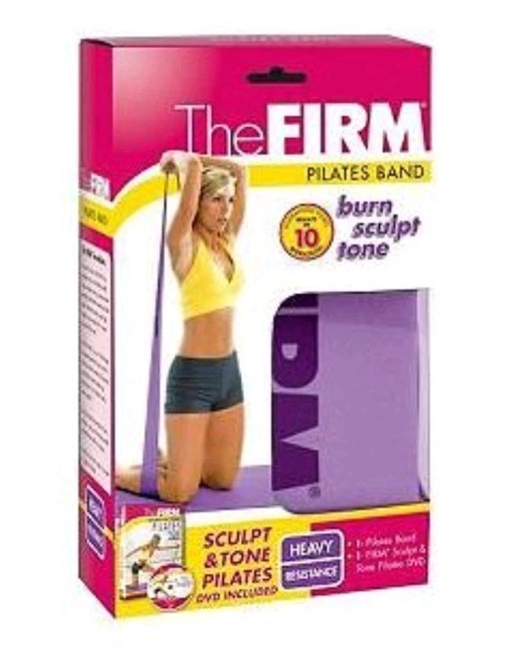 The Firm Sculpt & Tone Pilates Band & DVD (Heavy Purple)