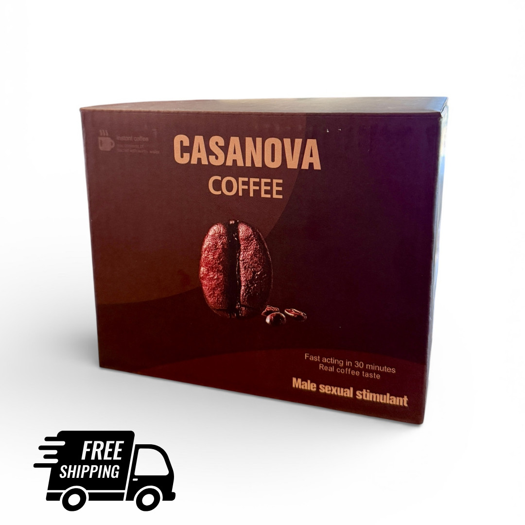 Casanova Coffee™ – Male Sexual Stimulant Blend (10-pack)