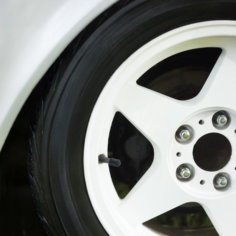 New 100 Pcs Plastic Car Tire Rim Valve Stems Wheel Tyre Air Caps Dust Cover