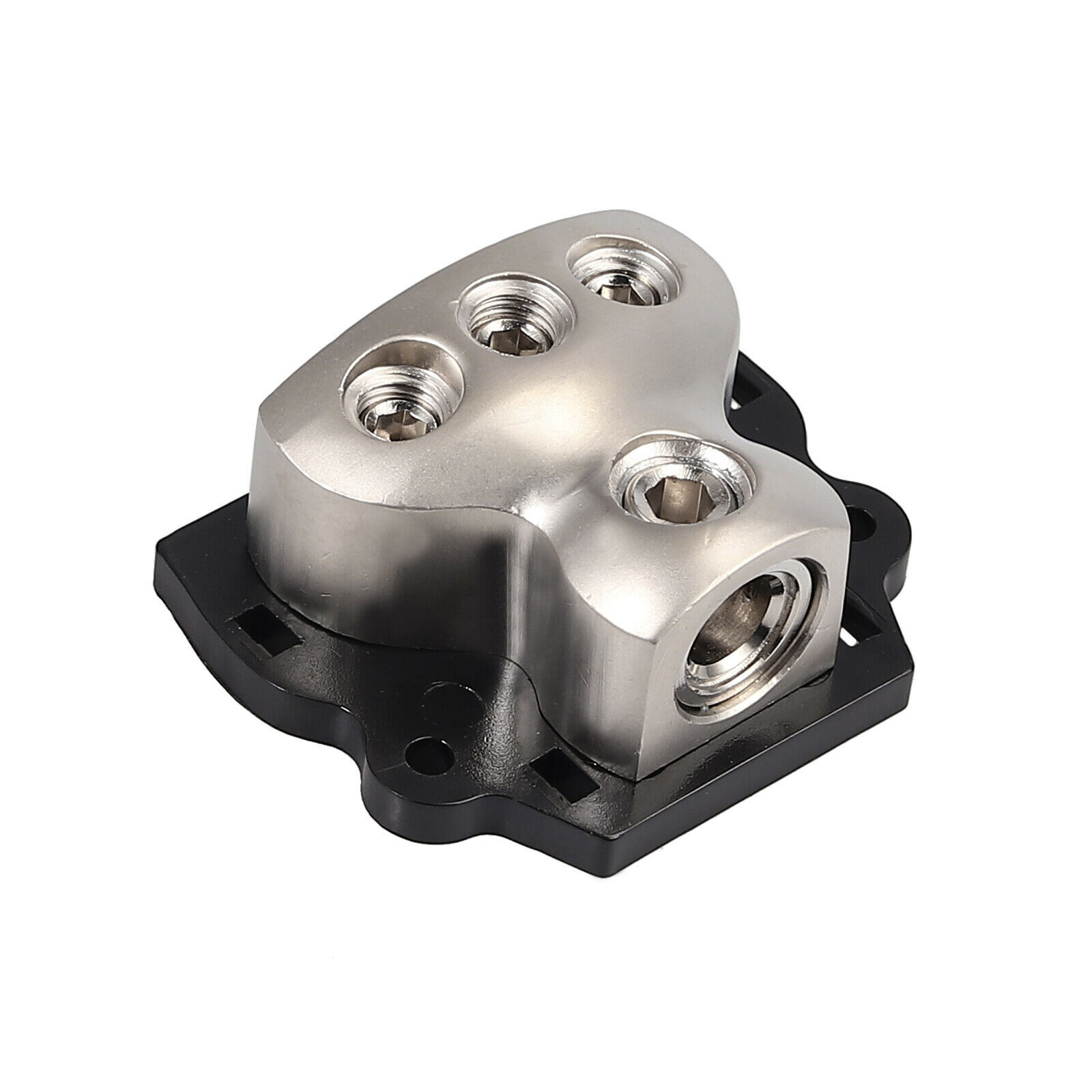 3Way Distribution Block Car Audio-Power Wire Splitter 1*0 Gauge In 3*4 Gauge-Out