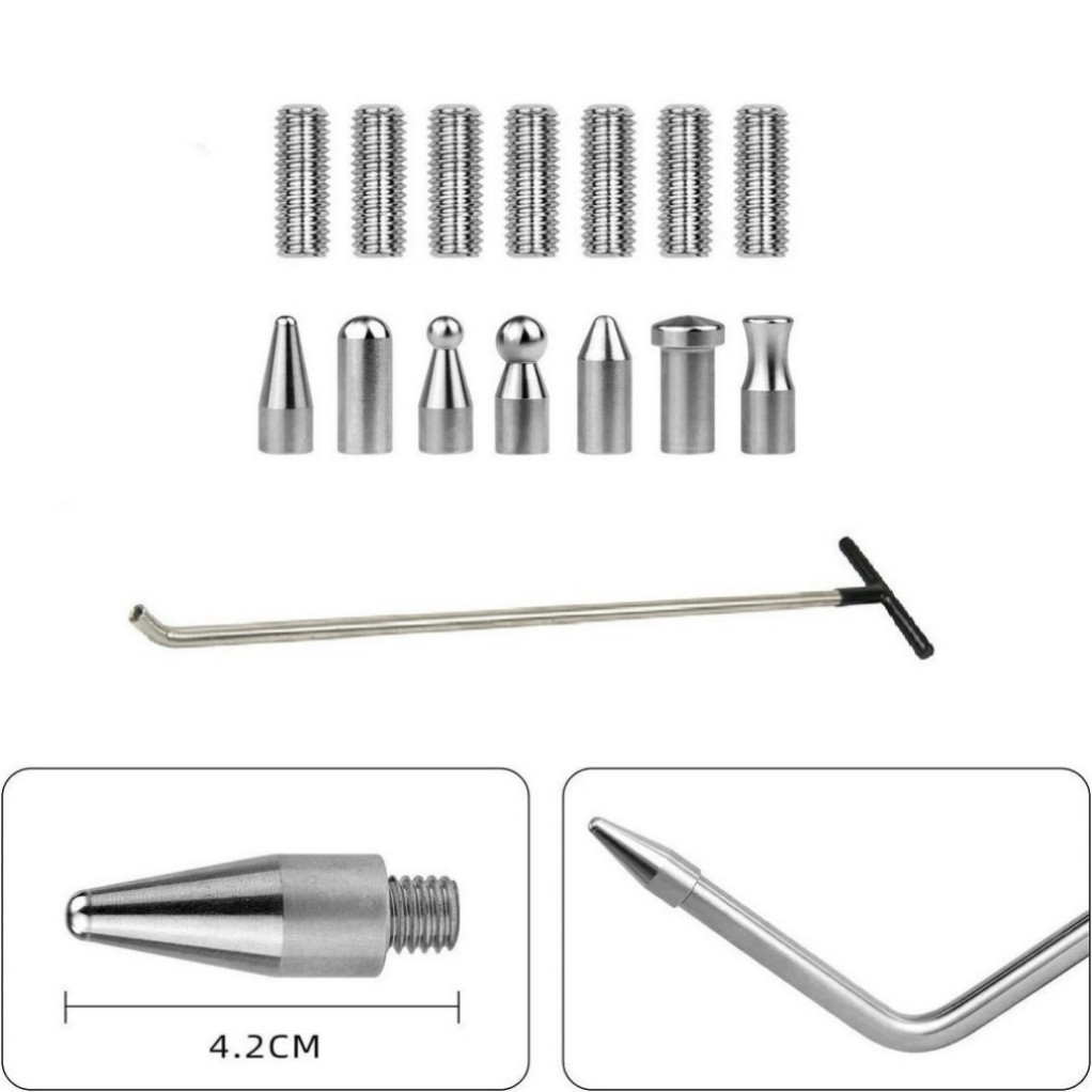 Kits Dent Push Rods Tools N8S8 Car Repair Tools Paintless Dent Removal Tools US