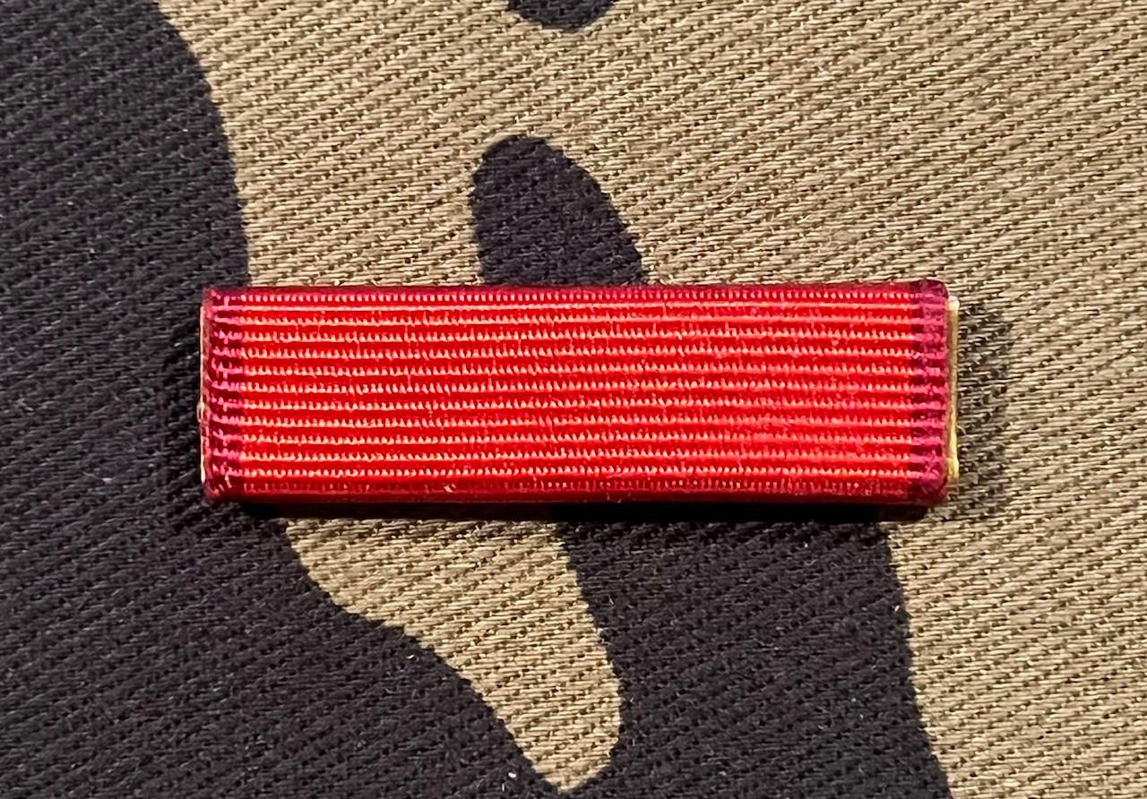 INDIAN WARS CAMPAIGN MEDAL RIBBON BAR 1865-1891, FIRST PATTERN