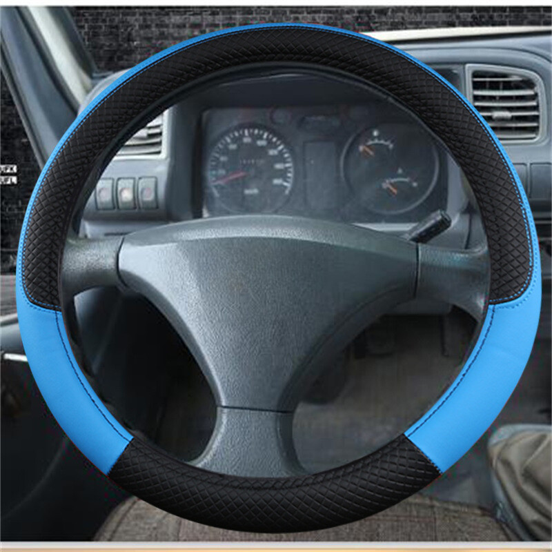 Car Semi Truck Van Steering Wheel Cover Fits 15" 16" 17" 18" 19" Maximum Grip