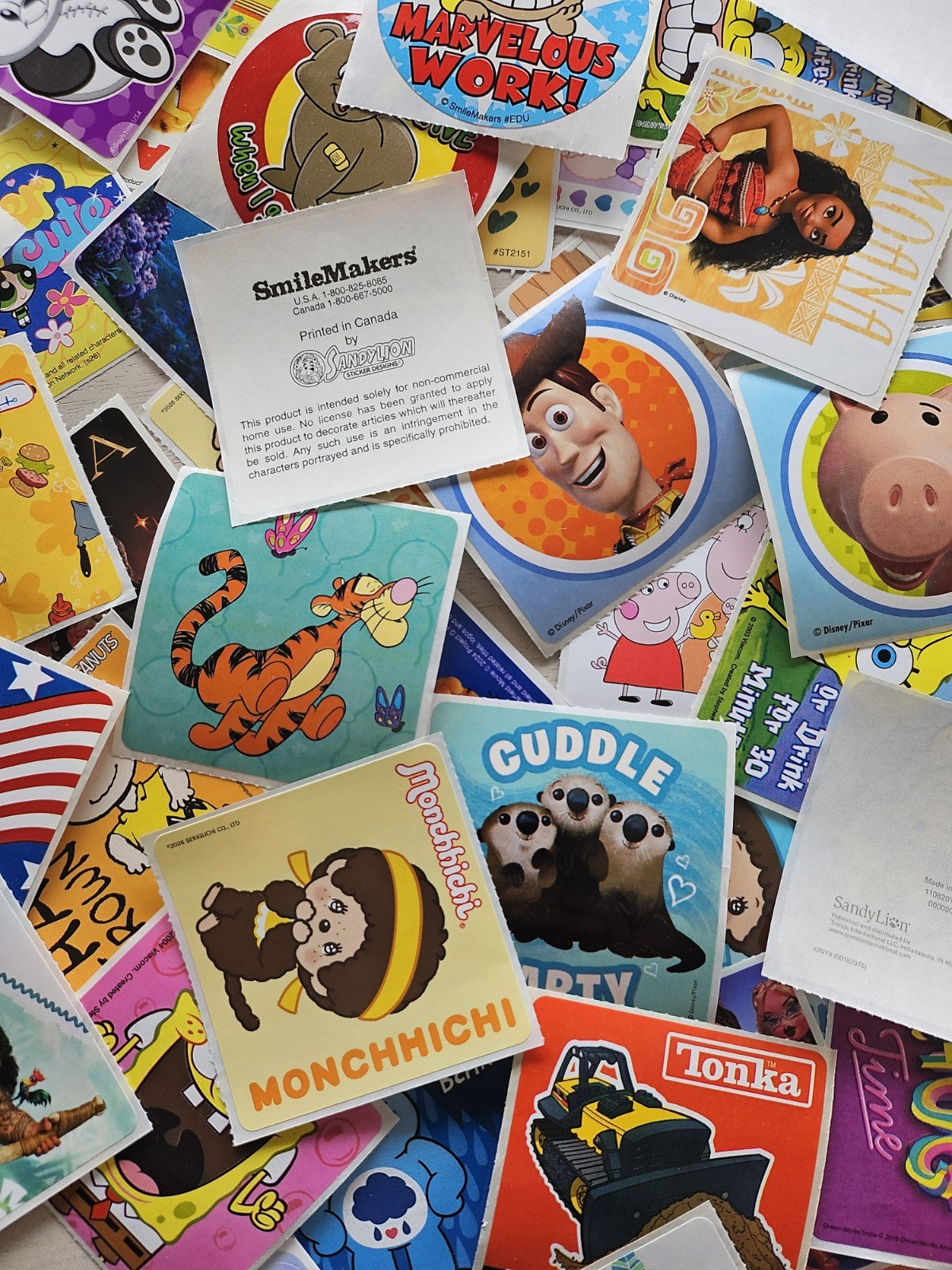 Modern/Vtg Smilemakers Doctor Office Stickers Lot 12 Random Surprise Characters