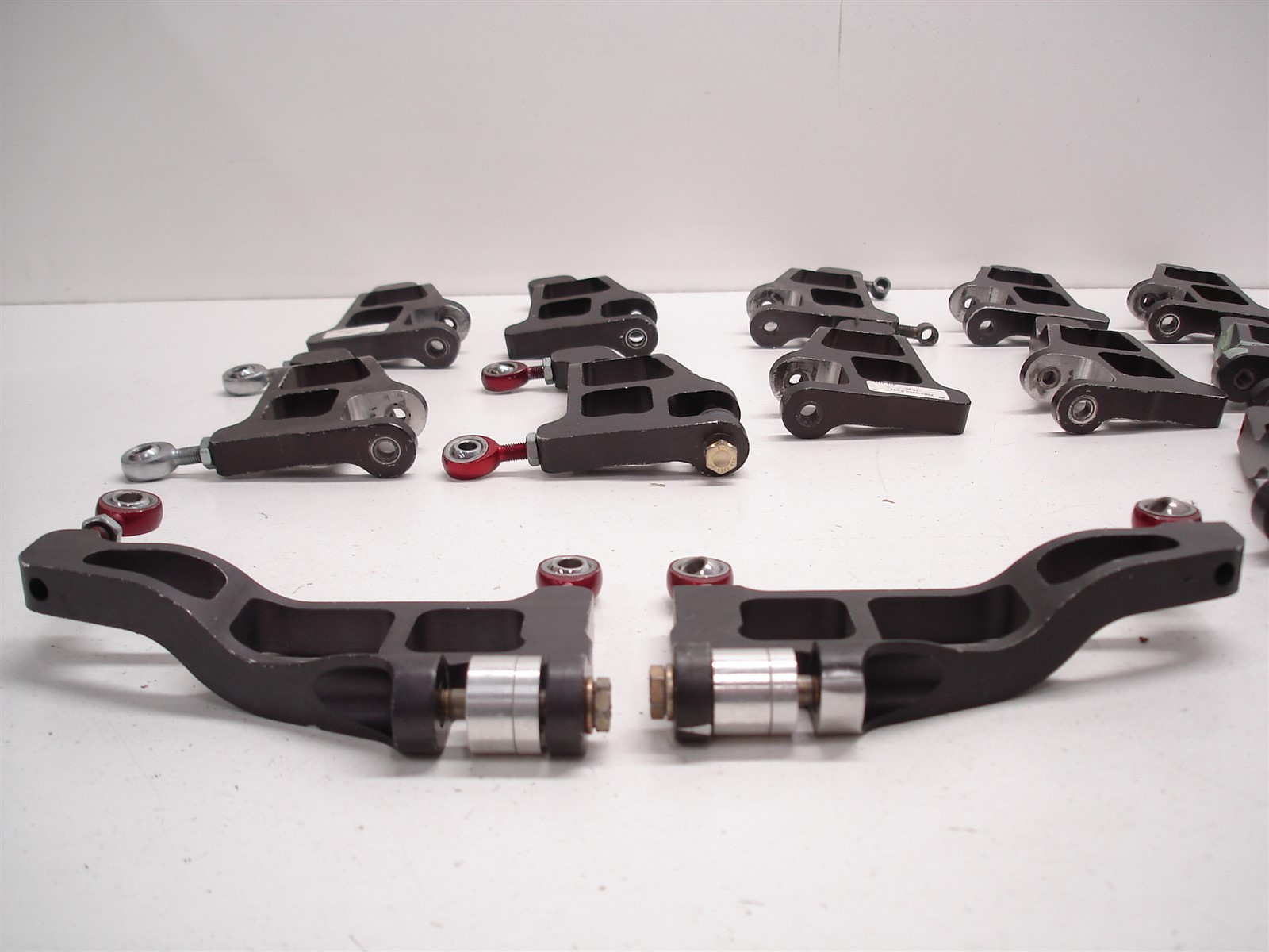 13 NASCAR BILLET ALUMINUM ADJUSTABLE MOUNTS / BRACKETS WITH 5/16" ROD ENDS