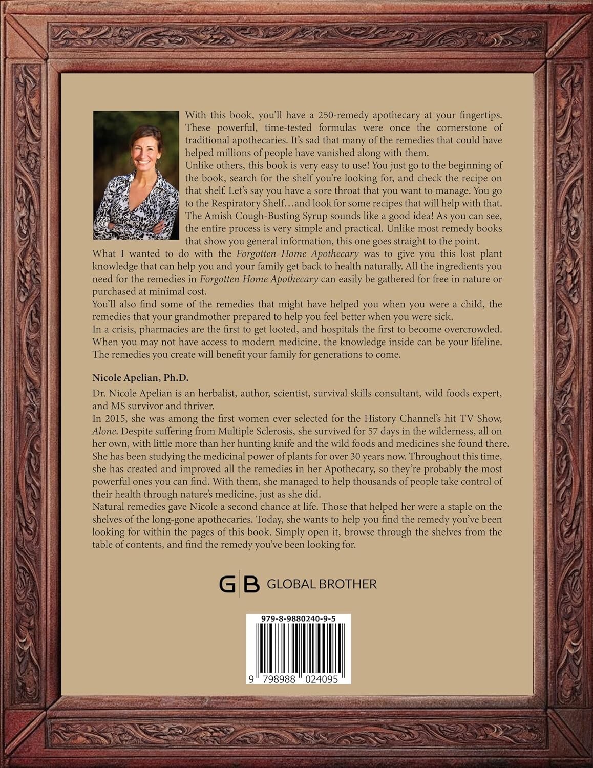 Forgotten Home Apothecary (paperback with color pictures)