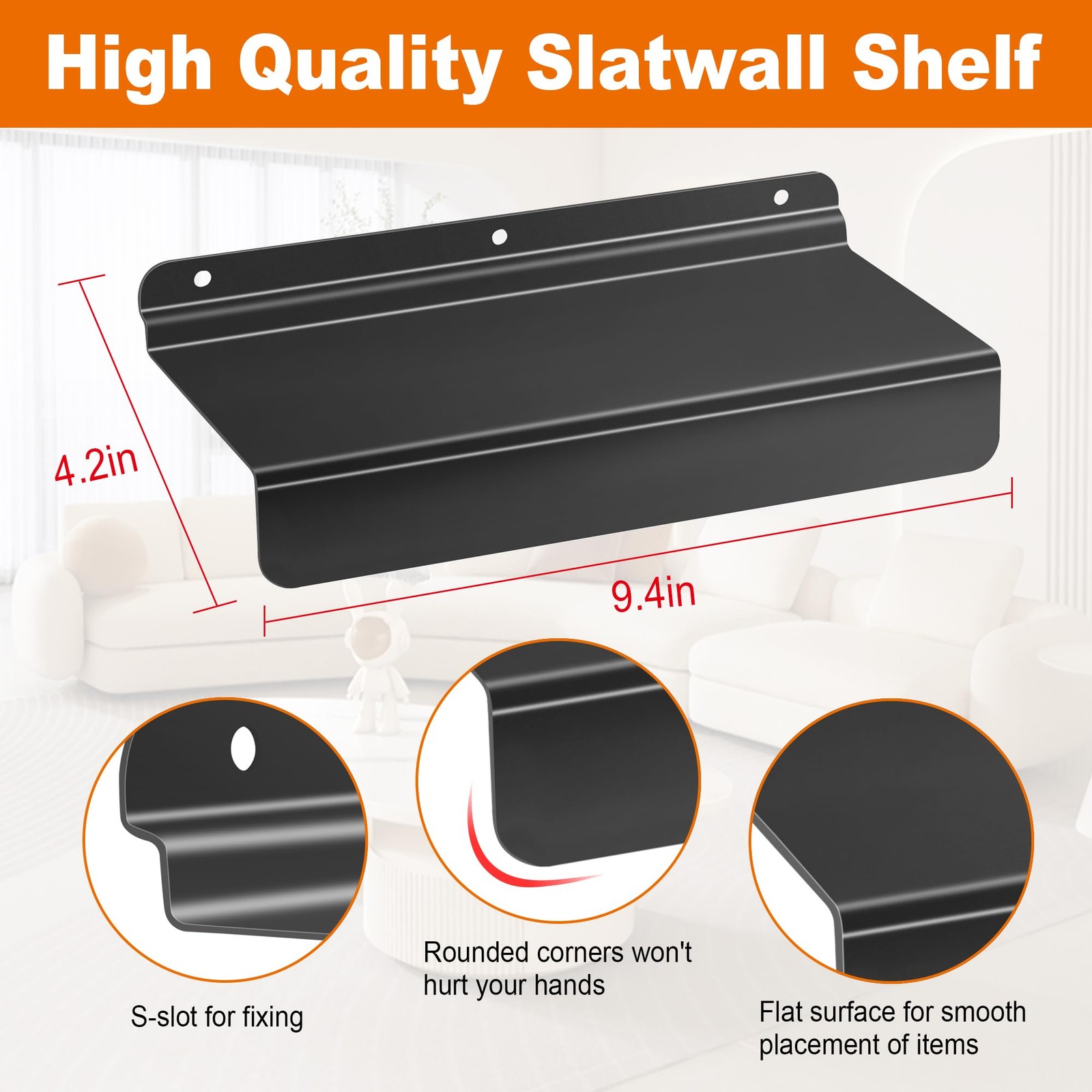 Slatwall Shelves Slatwall Panel Accessories Floating Slat Wall Shelf Shelves