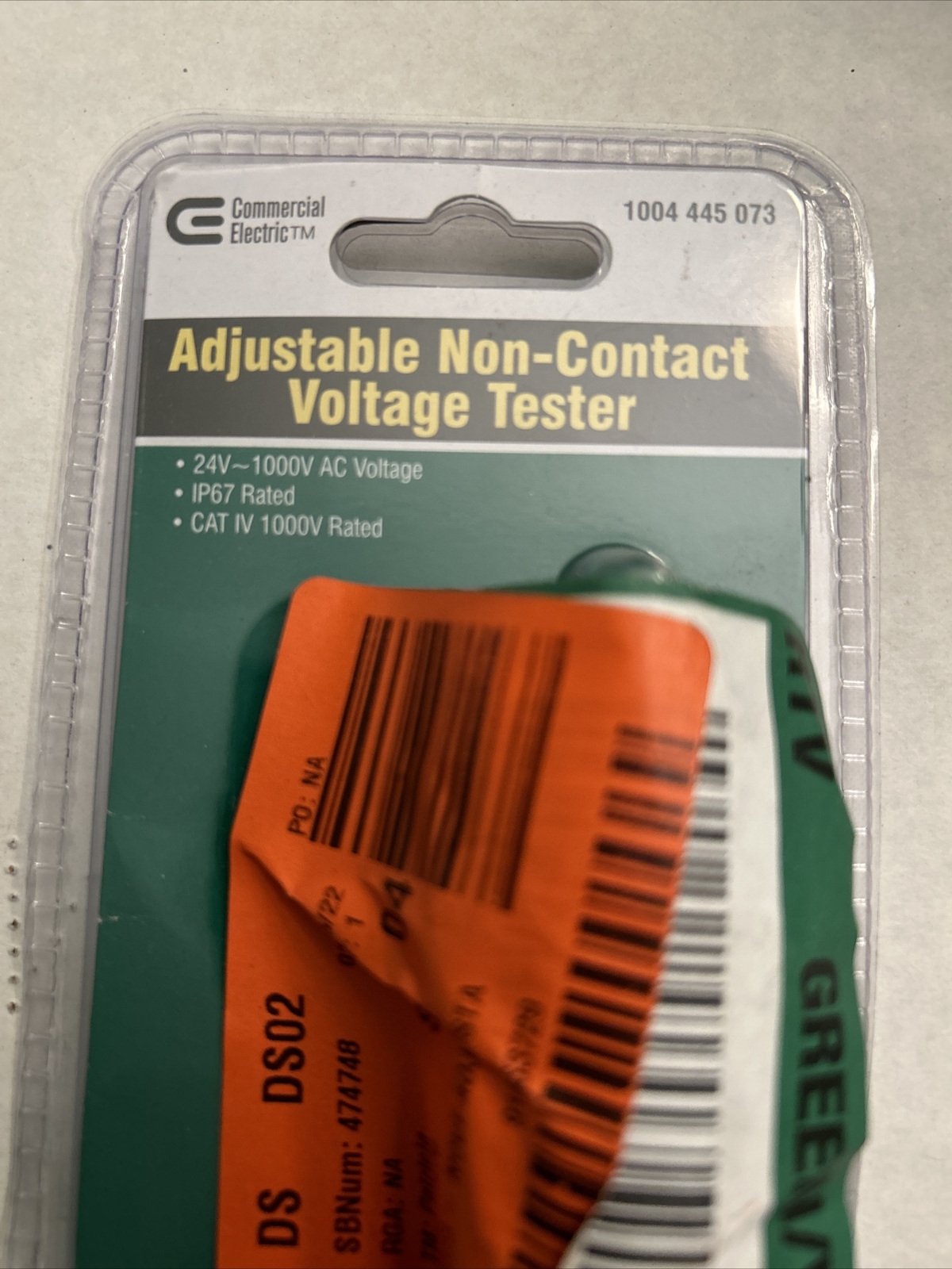 2 Pack Commercial Electric AC Voltage Detector/Adjustable Sensitive 1004445073