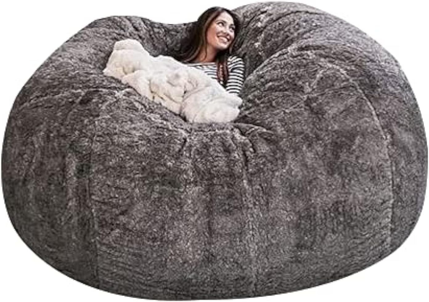 Bean Bag,Big Huge Giant Bean Bag Chair for Adults, (No Filler) Bean Bag Chair