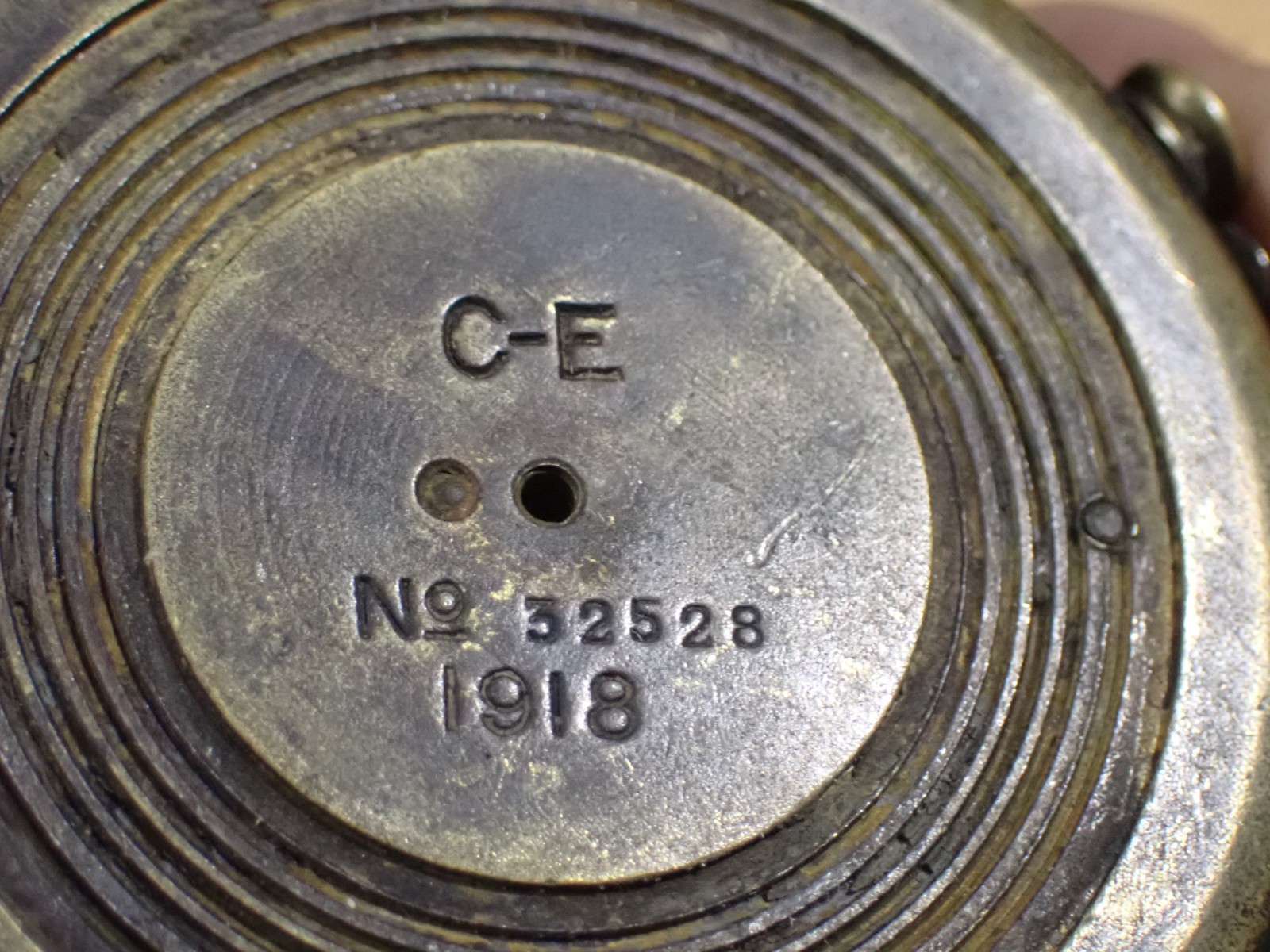 1918 CE No. 32528 Brass Compass for parts