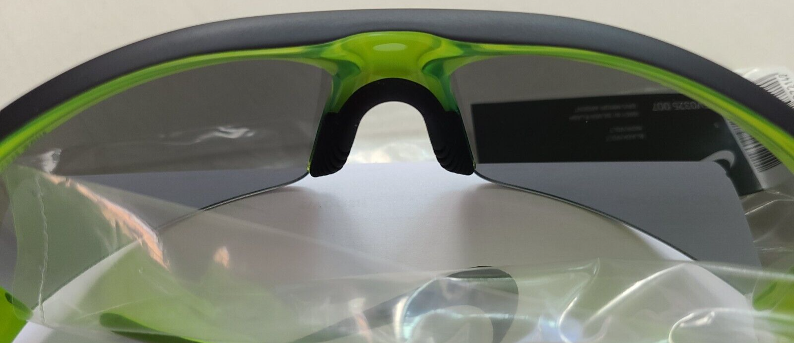 Nike Diverge Men's Sunglasses Matte Black Volt EV0325 Sport Wrap New w Tag Paper